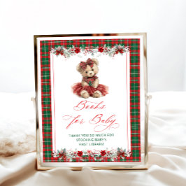 Kall utanför Nalle Bokar för Baby babyskor Poster