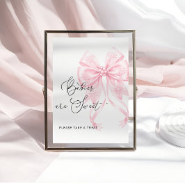 Kall utanför Rosa Ribbon Spädbarn är Sweet Poster