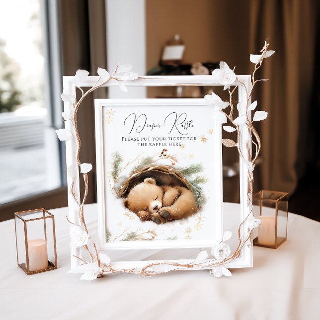 Kall utanför trädbeklädnad, babyskor för vinter poster (Skapare uppladdad)