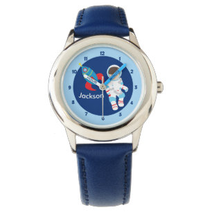 Kall utrymmeastronautpojke armbandsur