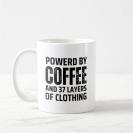 Kall Väder Vibes Mugg, Kaffe och väder Kaffemugg