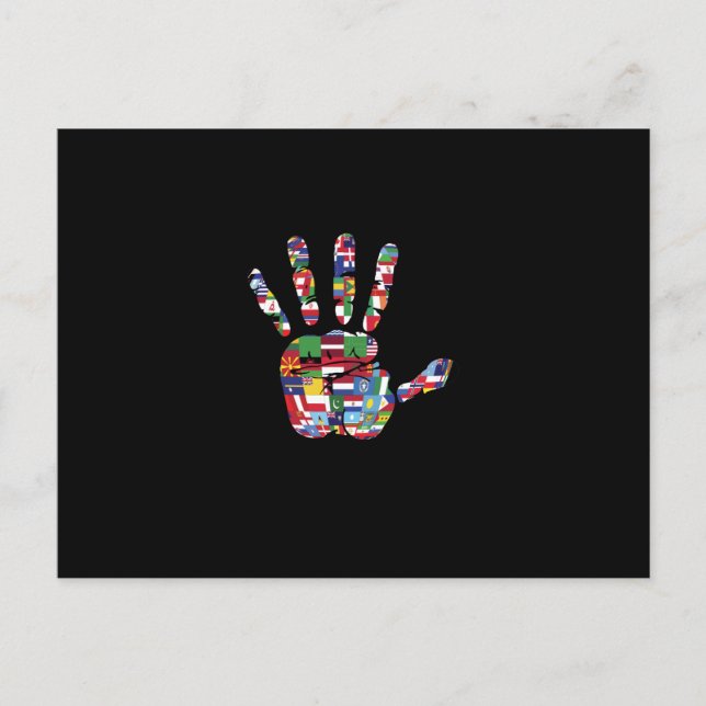 Kall världsAutismmedvetenhet Helg Vykort (Framsida)