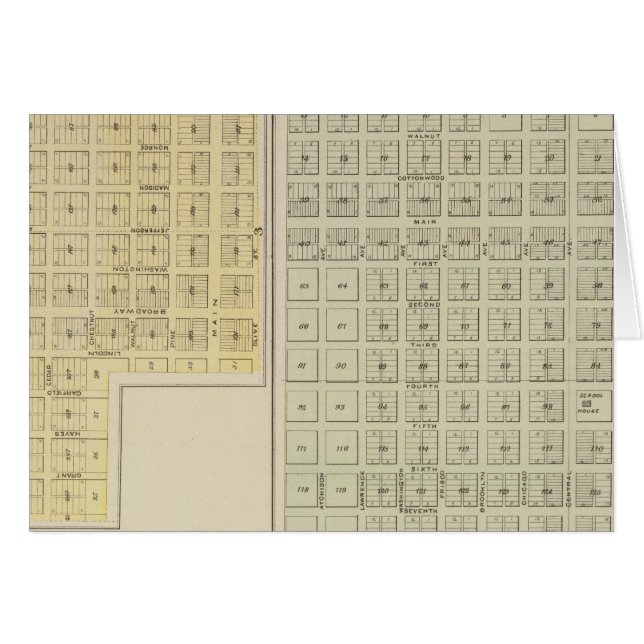 Kall Vatten, Protection, Avilla, Kansas Hälsningskort (Framsidan Horizontal)