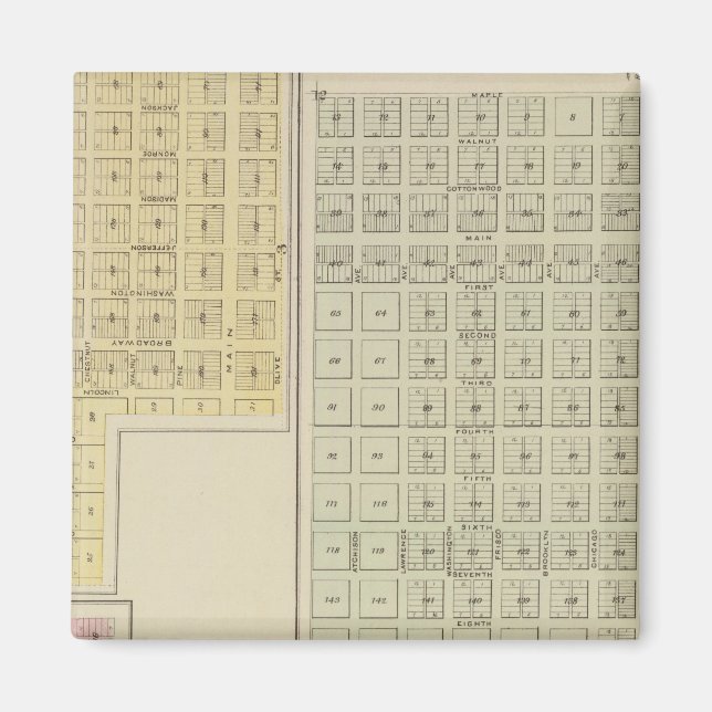 Kall Vatten, Protection, Avilla, Kansas Magnet (Framsidan)