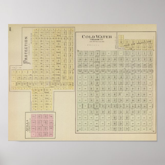 Kall Vatten, Protection, Avilla, Kansas Poster (Framsidan)