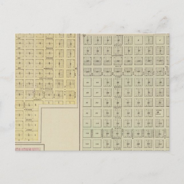 Kall Vatten, Protection, Avilla, Kansas Vykort (Framsida)