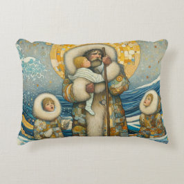 "Kall Vatten, Stark Guide" dekorfärg Prydnadskudde