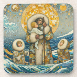 "Kall Vatten, Stark Guide" Hård plastunderlägg Underlägg