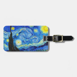 Kall Vincent Van Gogh för Starry natt målning Bagagebricka