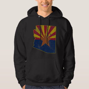 Kall vintage som är statlig av den Arizona flagga Sweatshirt