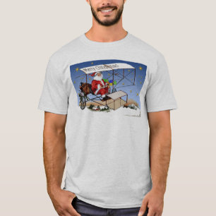 Kall vintageBiplanejultomten Tee Shirt