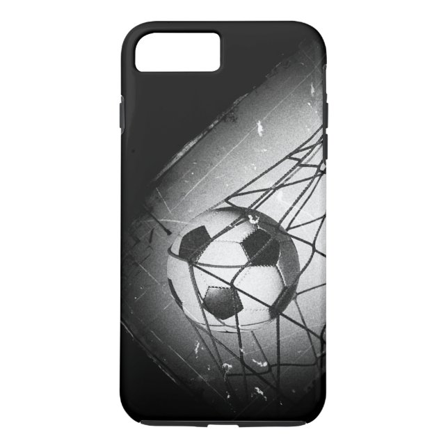Kall vintageGrungefotboll i mål Case-Mate iPhone Skal (Baksida)