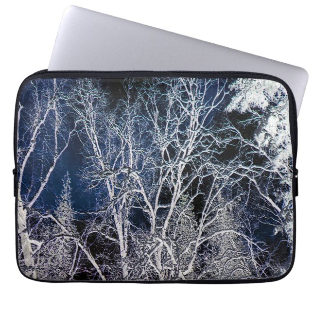 Kall vinter natt..... laptop fodral (Framsidan)