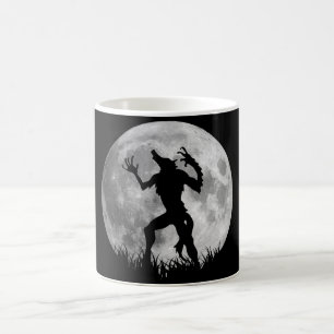 Kall Werewolffullmåneomformning Kaffemugg