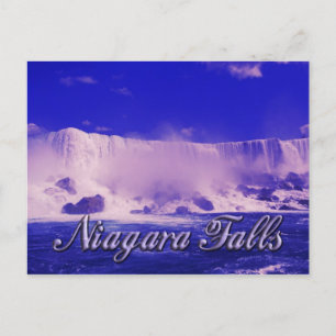 Kall Winter Mist vid Niagara Falls Vykort