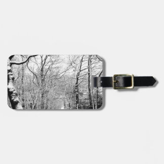 Kall Winter Woodland Bagagebricka