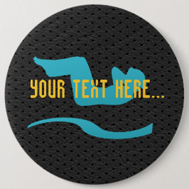 Kall Yoga för sportidrottshallarbete ut knäppas Knapp