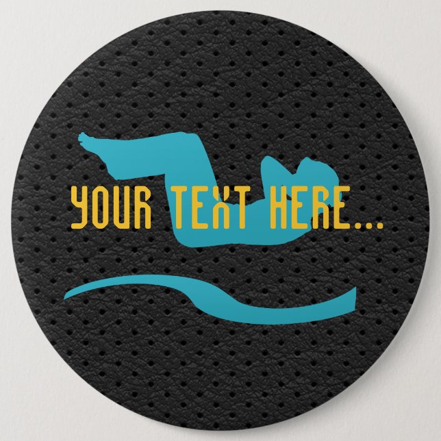 Kall Yoga för sportidrottshallarbete ut knäppas Knapp (Framsida)