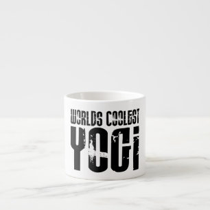 Kall Yoga & Yogis: Kallast Yogi för världar Espressomugg