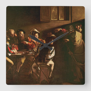 Kalla av St Matthew, c.1598-1601 Fyrkantig Klocka