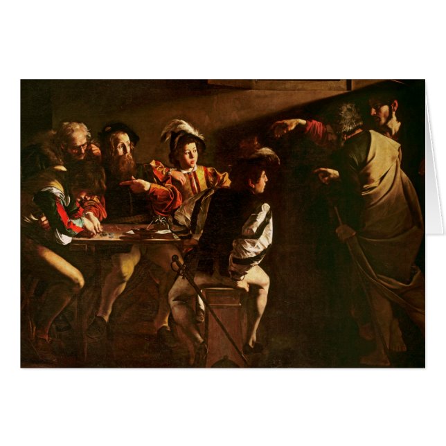 Kalla av St Matthew, c.1598-1601 Hälsningskort (Framsidan Horizontal)