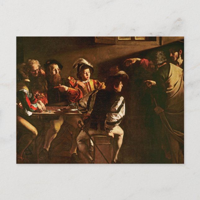 Kalla av St Matthew, c.1598-1601 Vykort (Framsida)