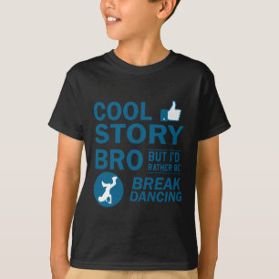 Kalla avbrottsdansdesigner tee shirt