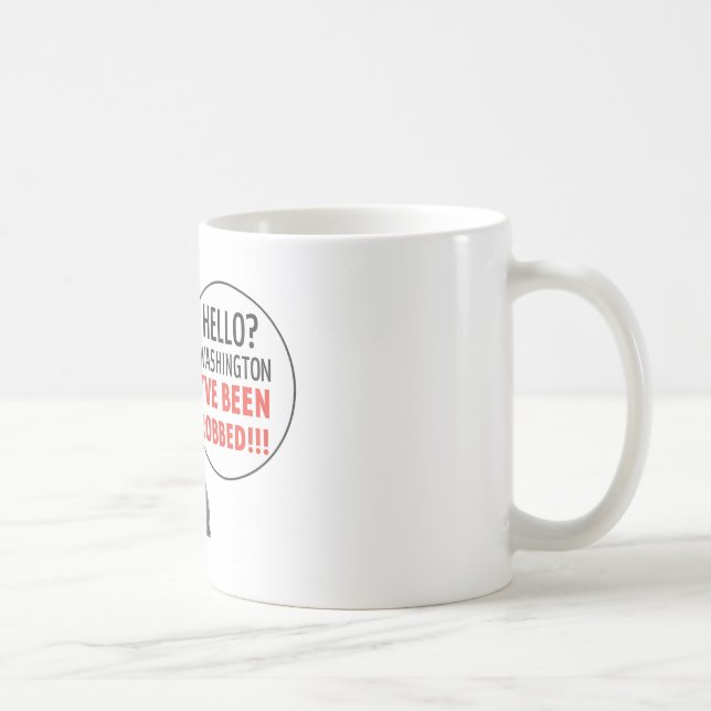 kalla den washington muggen kaffemugg (Höger)