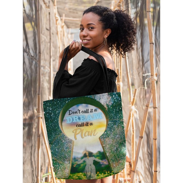 Kalla det inte en dröm, kalla det en plan tygkasse (Manifest, then move.)