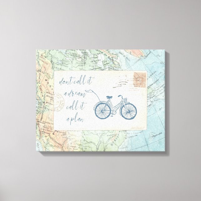 Kalla det inte en dröm, kalla det en planoffert canvastryck (Framsida)