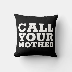 KALLA DIN MAMMA Funny Pillows for son Dotter Kudde