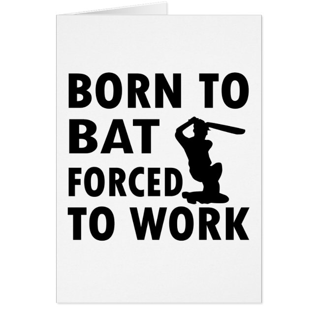 Kalla fladdermössdesigner hälsningskort (Framsidan)