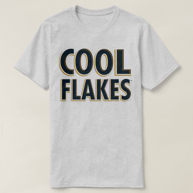 kalla flingor t-shirt (Design framsida)