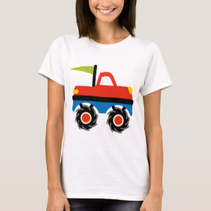 Kalla gigantiska vuxen för lastbilTshirtsungar T-shirt