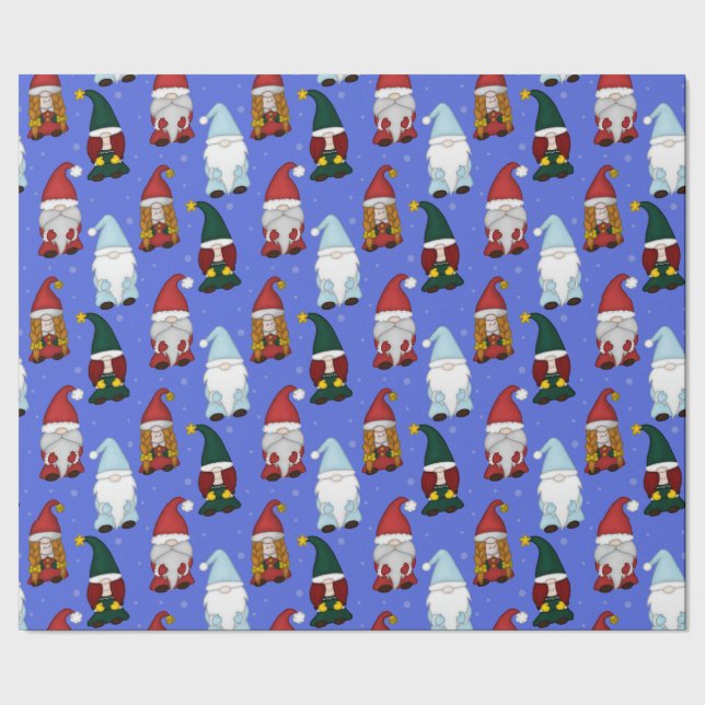 Kalla Gnomar (Medium) Inpackningspapper Presentpapper (Seam)