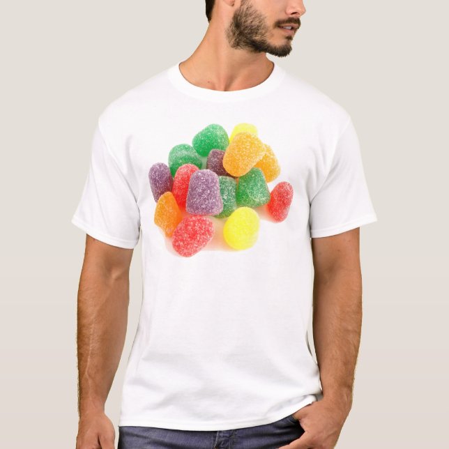 Kalla godisprodukter! tee shirt (Framsida)