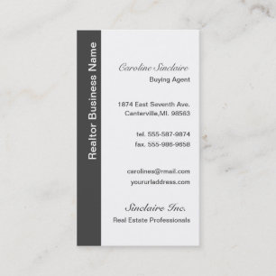 Kalla grå färgfastighetsmäklarevisitkortar visitkort