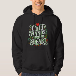 Kalla händer, varmt hjärta-hoodie hoodie