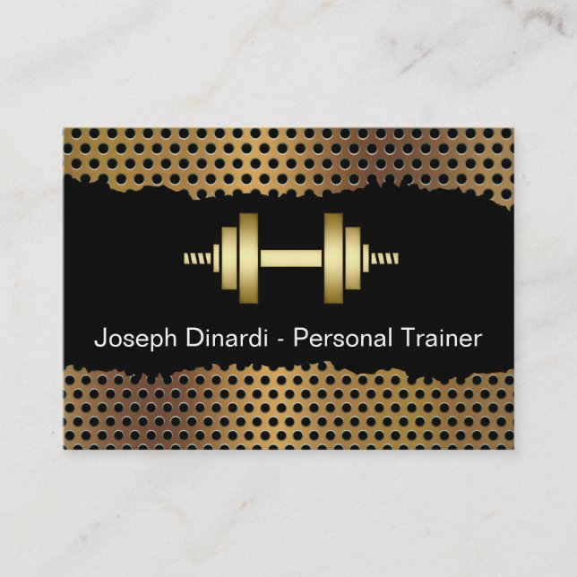 Kalla konditioninstruktörvisitkortar visitkort (Framsida)