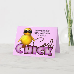 Kalla kort för chickpersonlighälsningar