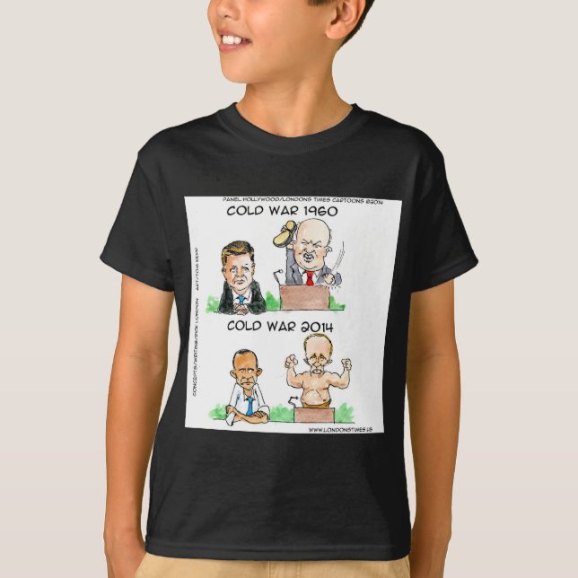Kalla krig 1960 och 2014 Roligt Tee (Framsida)