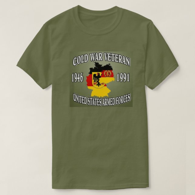 kalla krigetveterant-skjorta t shirt (Design framsida)