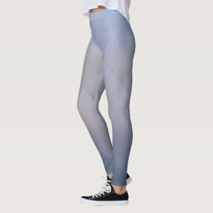 Kalla metalliska Aluminum tallrikargrått som Leggings