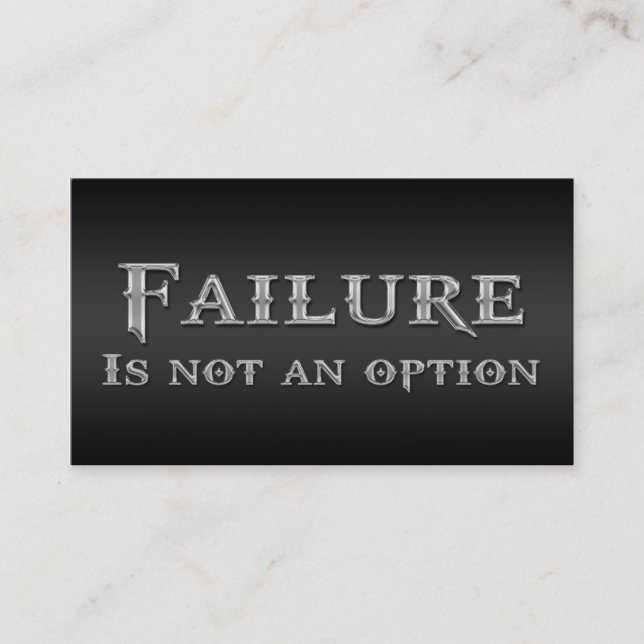 Kalla metalliska livlagledarevisitkortar visitkort (Framsida)