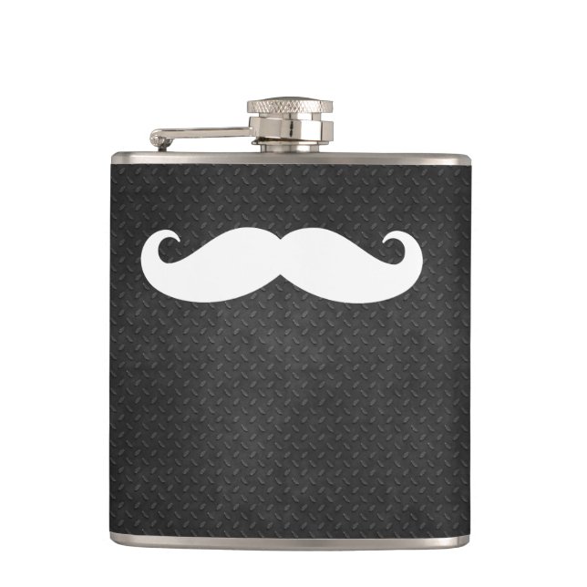 Kalla metalliska stålsätter Look med rolig Fickplunta (Framsidan)