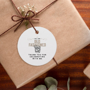 Kalla mig Gamla Fashioned Retro white Whiskey Birt Gåvor Etiketter