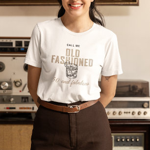 Kalla mig Gamla Fashioned Whiskey Birthday Women's T Shirt