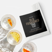 Kalla mig gammal fashioned Whiskey Cocktail Birthd