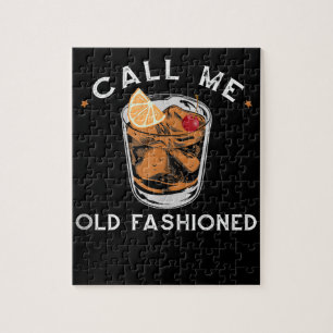 Kalla mig gammal fashioned Whiskey Drinking Cockta Pussel