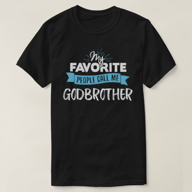 Kalla mig Godbror för manar Pappa Fars dag Gift T Shirt (Design framsida)